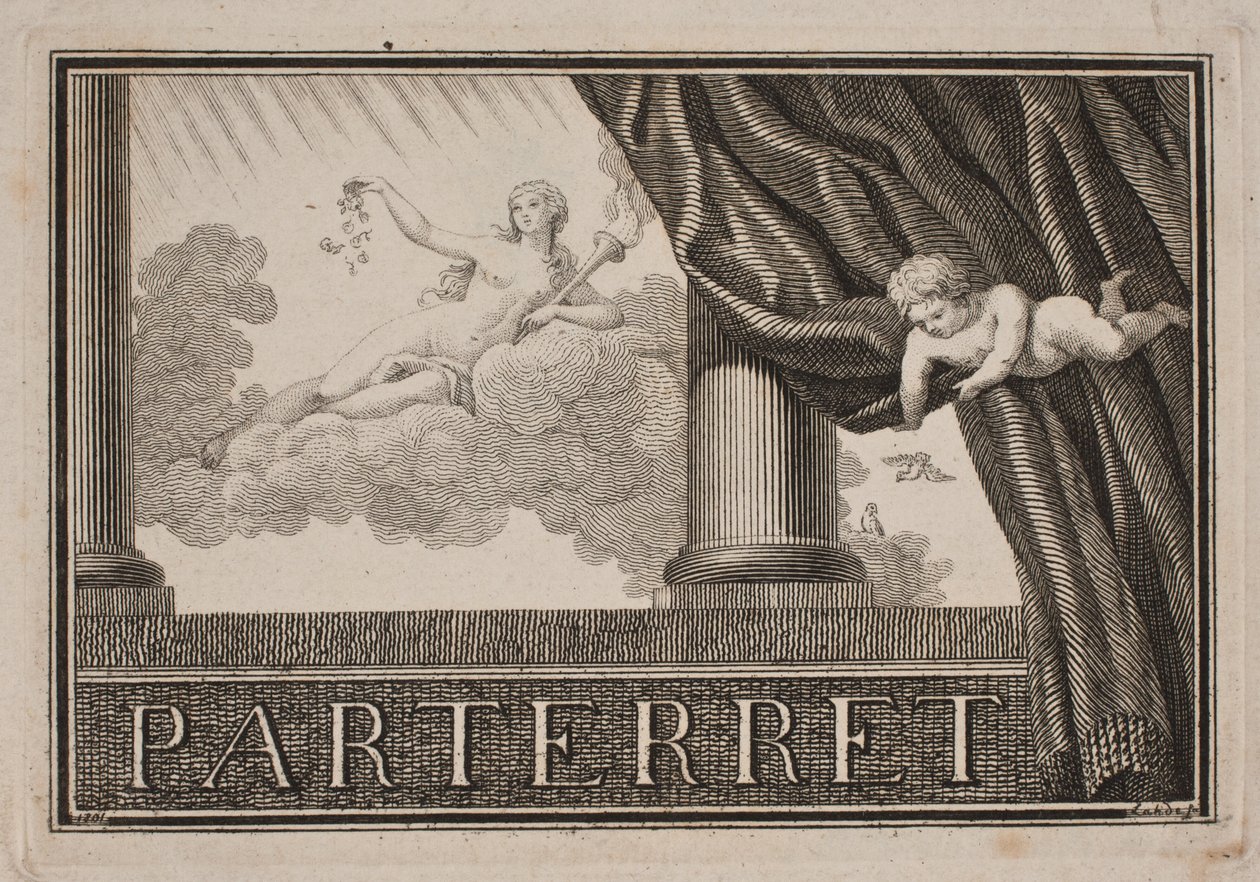 Titelblad voor "Monument over Kopenhagen" door Gerhard Ludvig Lahde