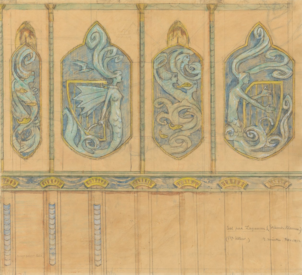 Het paleis van Lagaasen door Gerhard Munthe