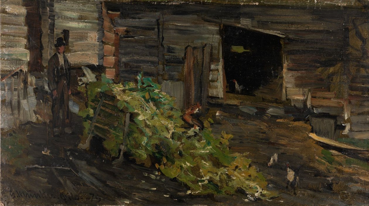 De slee door Gerhard Munthe