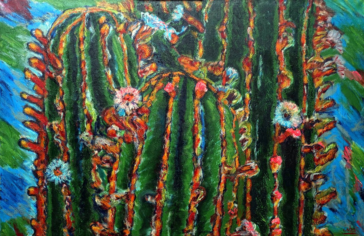 Bloeiende cactus, 2013 door Gerhardt Isringhaus