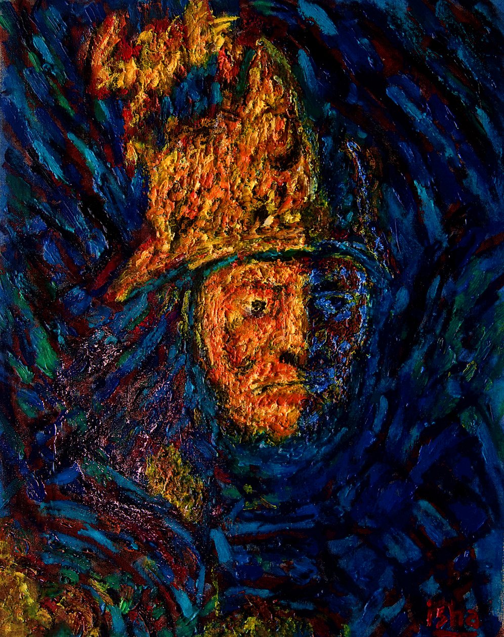 Helm Gouden Man naar Rembrandt, 2020 door Gerhardt Isringhaus