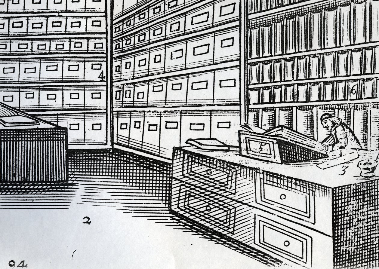 Boekwinkel, illustratie uit 