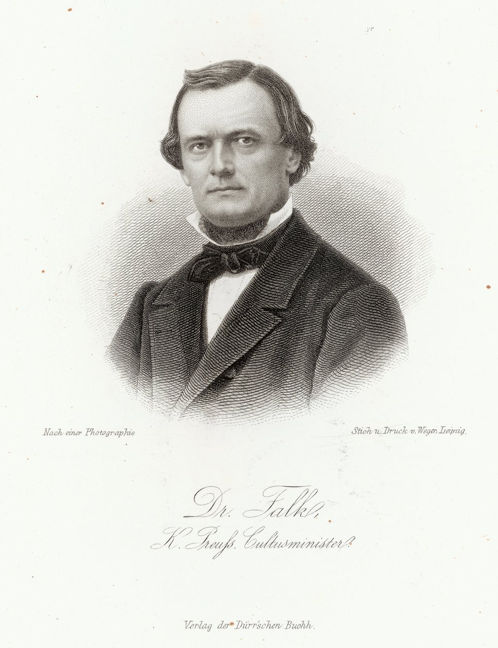 Dr. Adalbert Falk (1827-1900) in de 