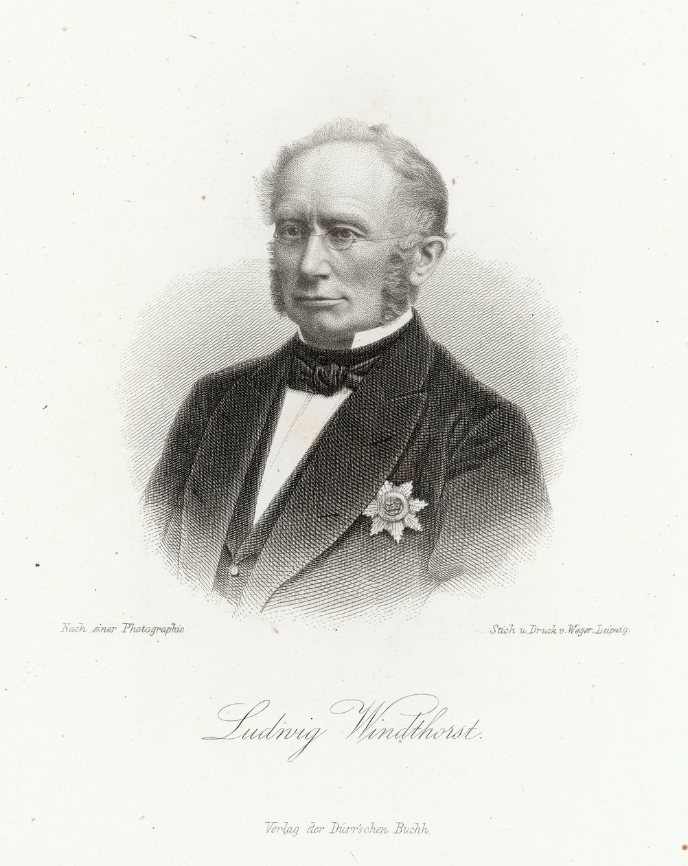Ludwig Windthorst (1812-91) in de 