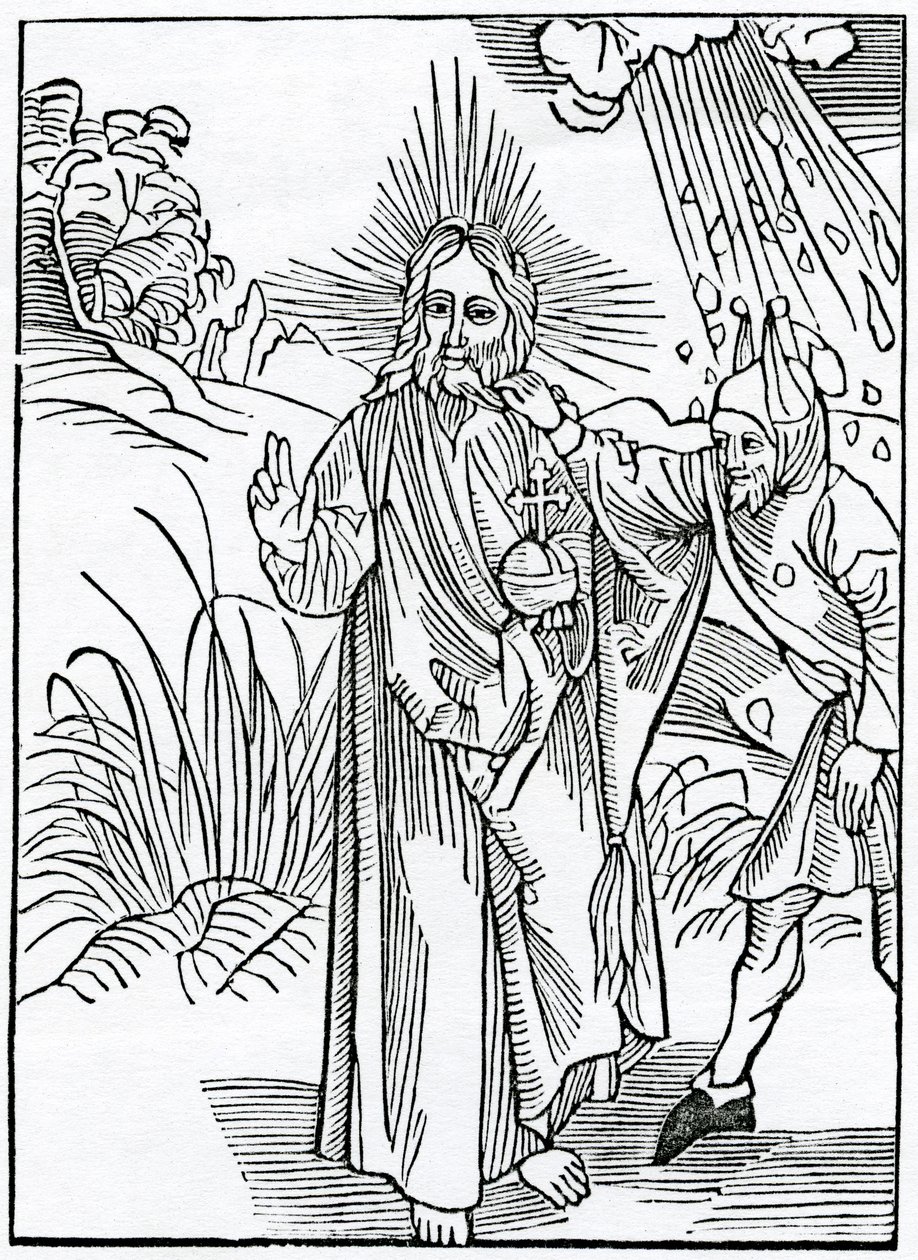 Van dwazen die God verachten, illustratie uit Alexander Barclay