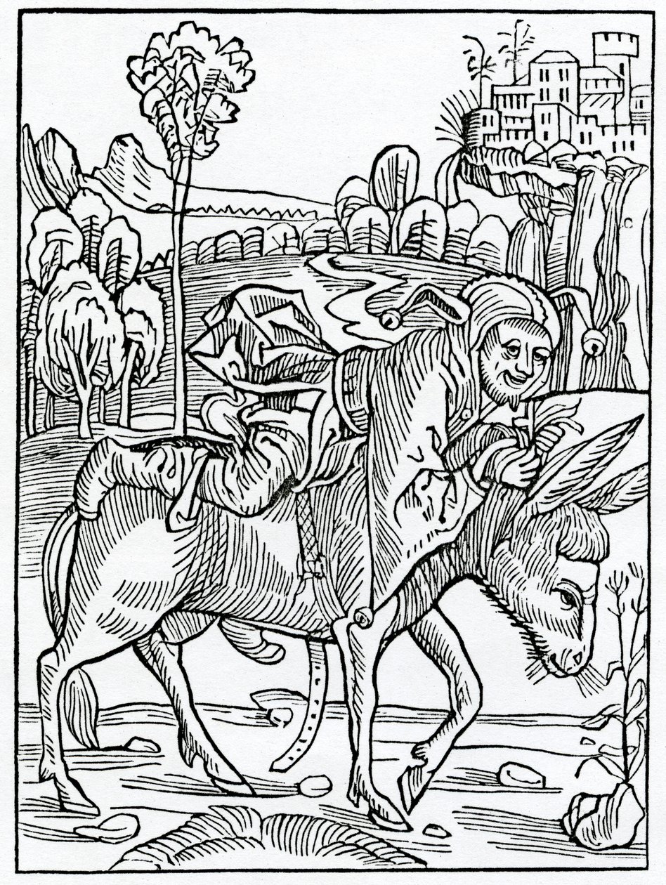 Van dwaasheid zonder voorziening, illustratie uit Alexander Barclay