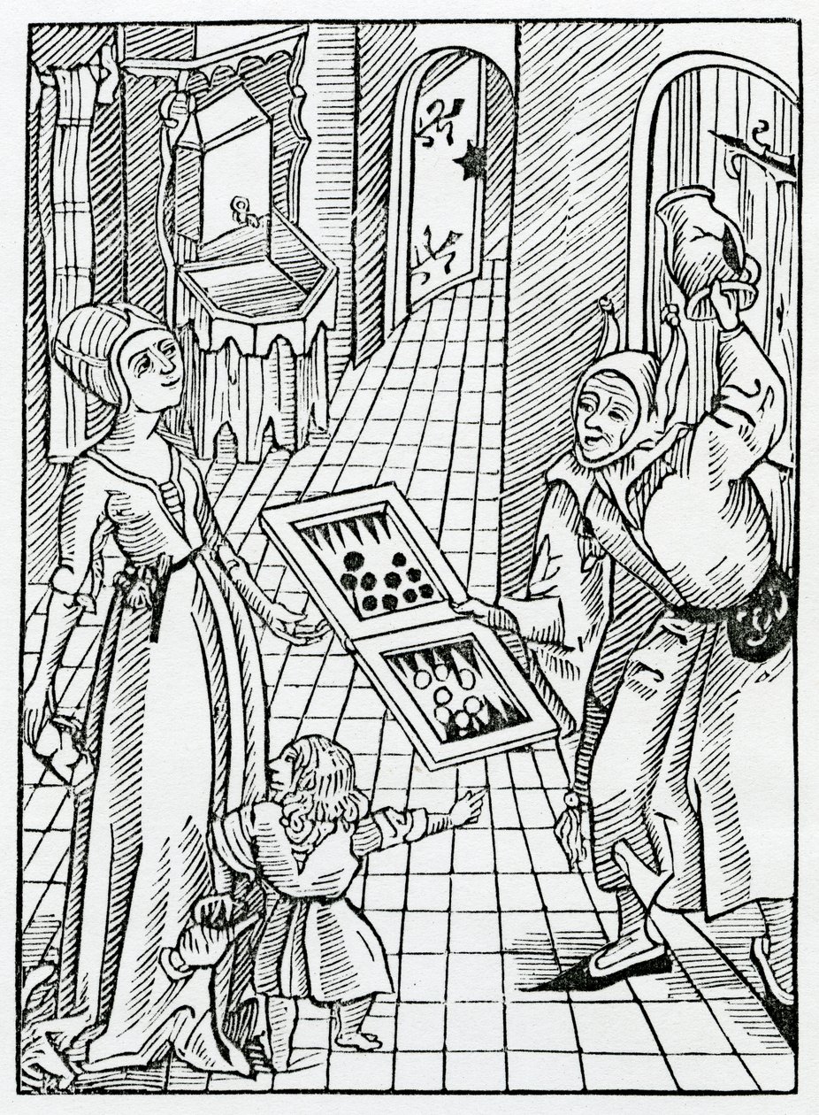 Van het slechte voorbeeld van ouderen aan de jeugd, illustratie uit Alexander Barclay