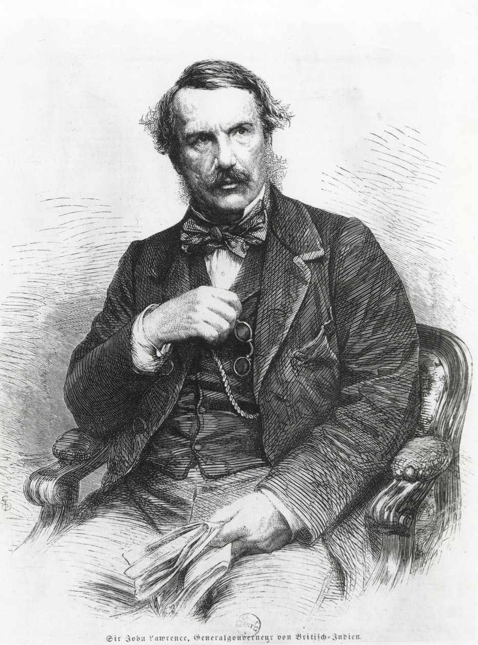 Portret van Sir John Lawrence door German School