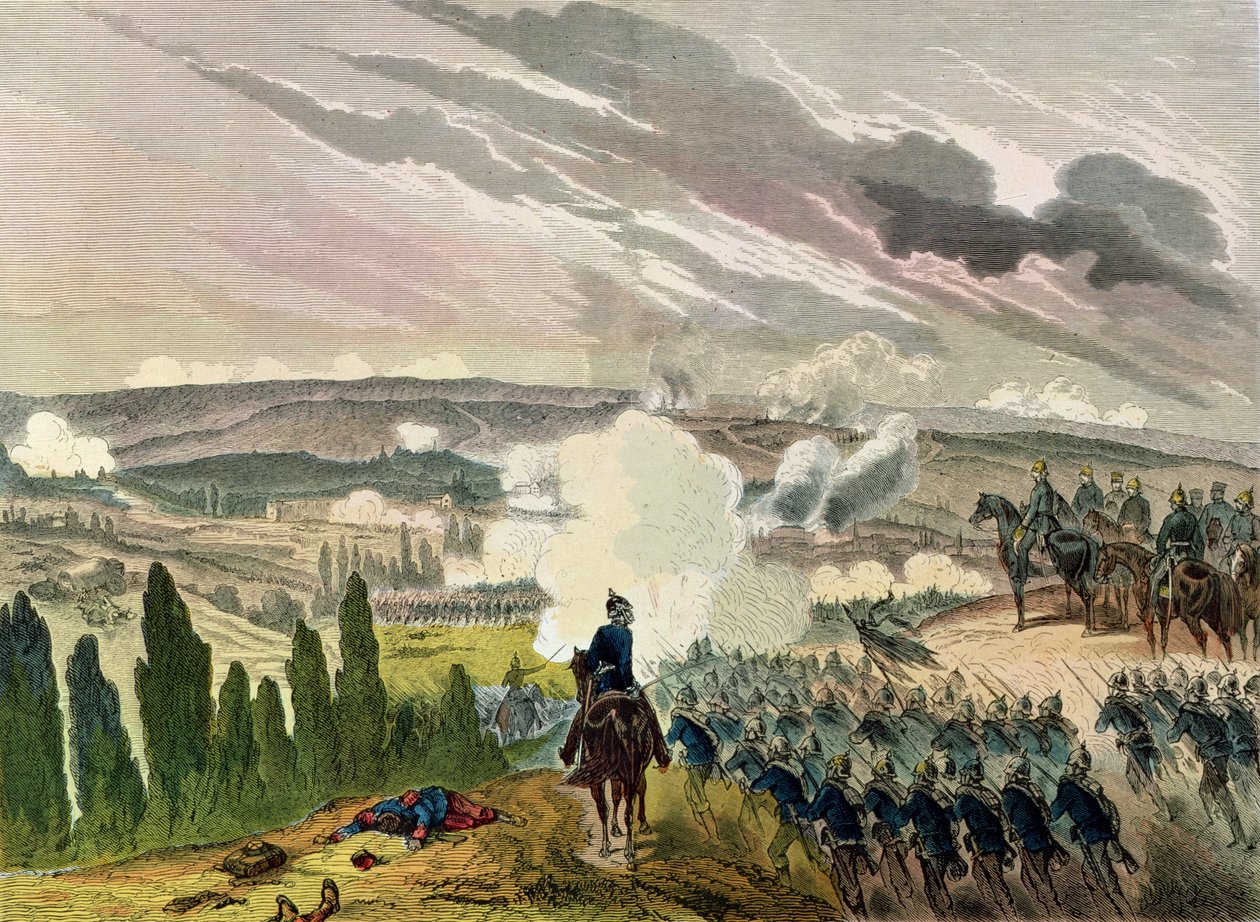 De Slag bij Sedan, 1 september 1870 door German School
