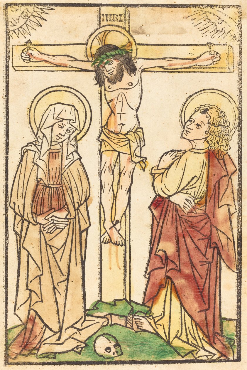 Christus aan het Kruis door German 15th Century