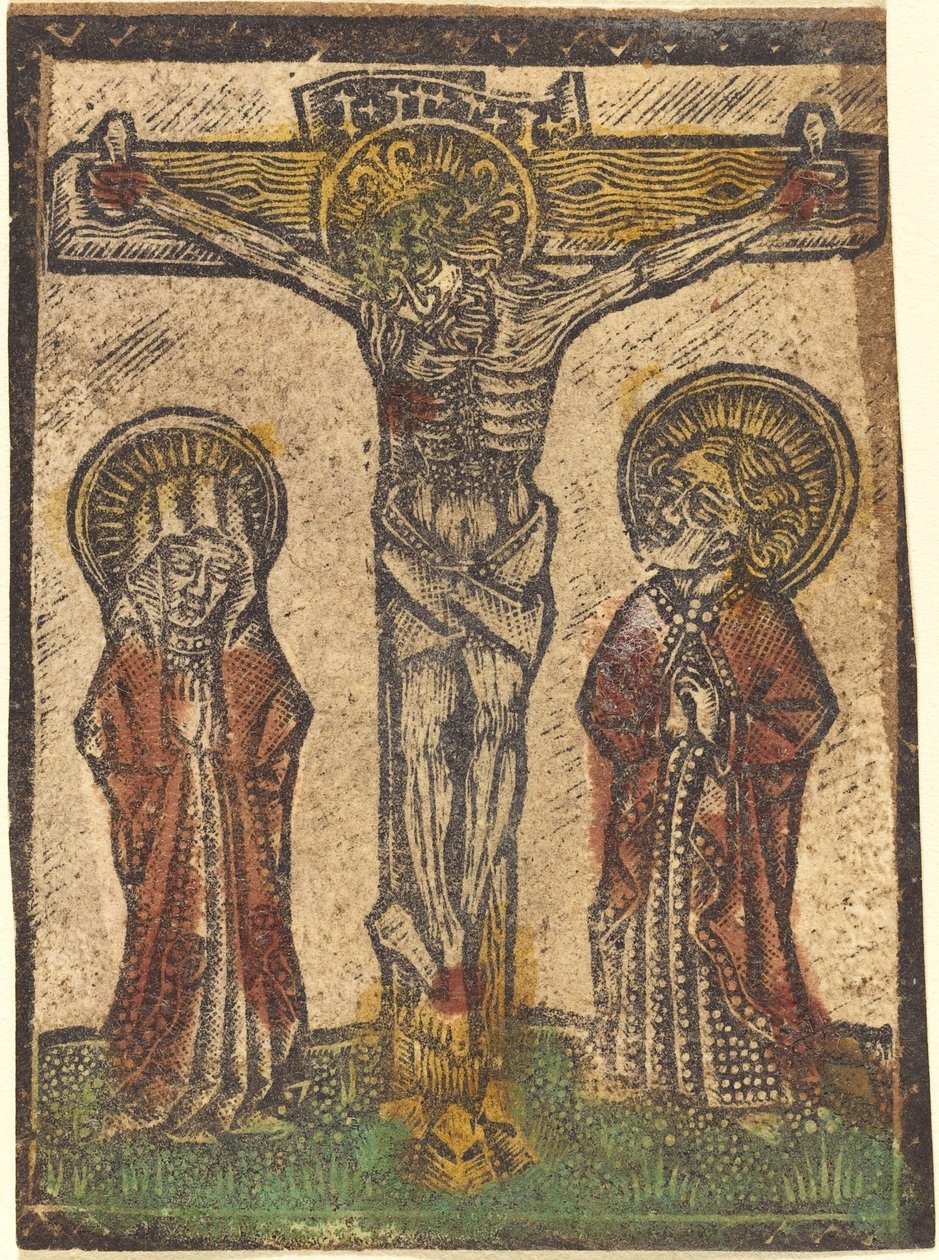 Christus aan het Kruis door German 15th Century