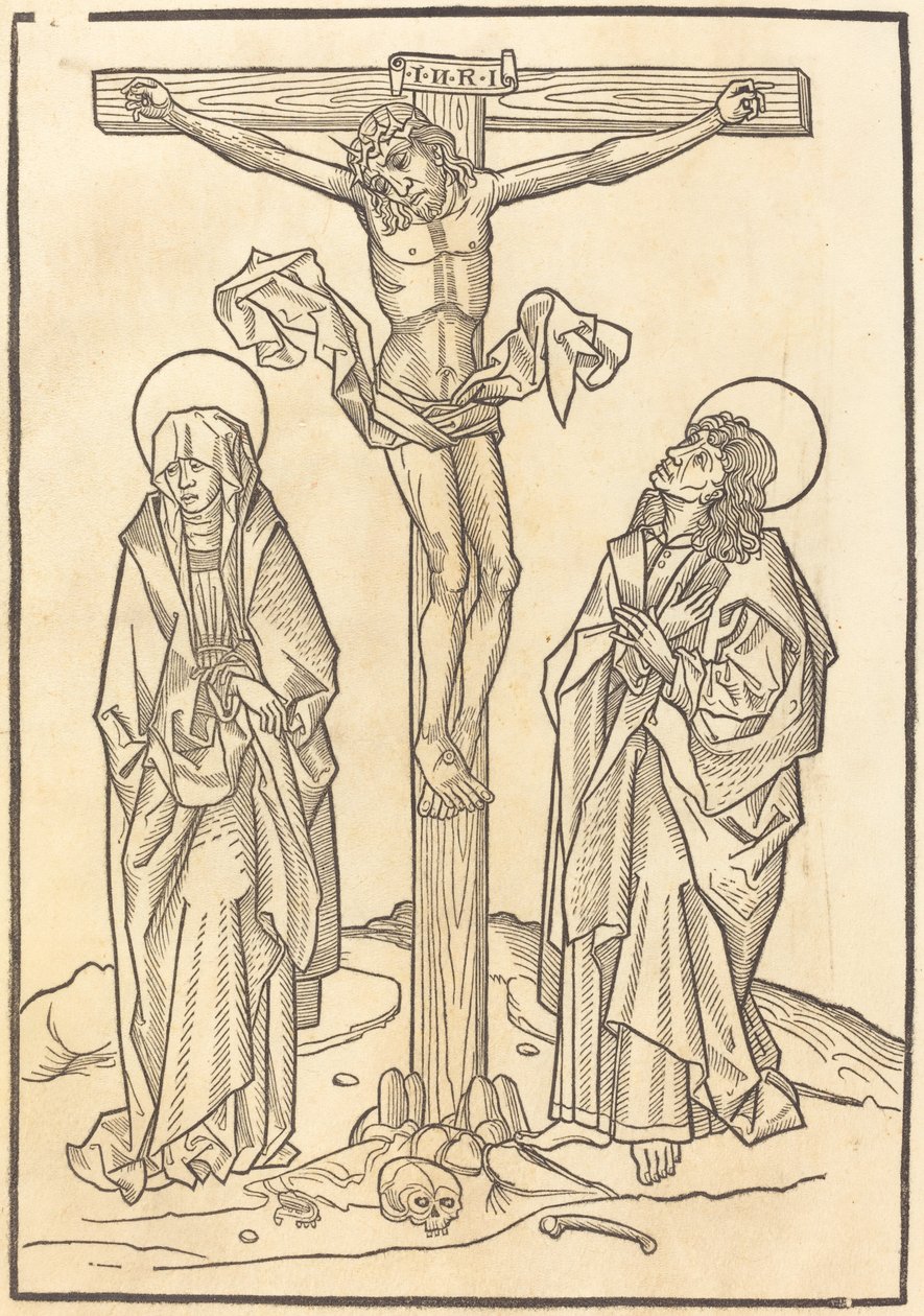 Christus aan het Kruis door German 15th Century