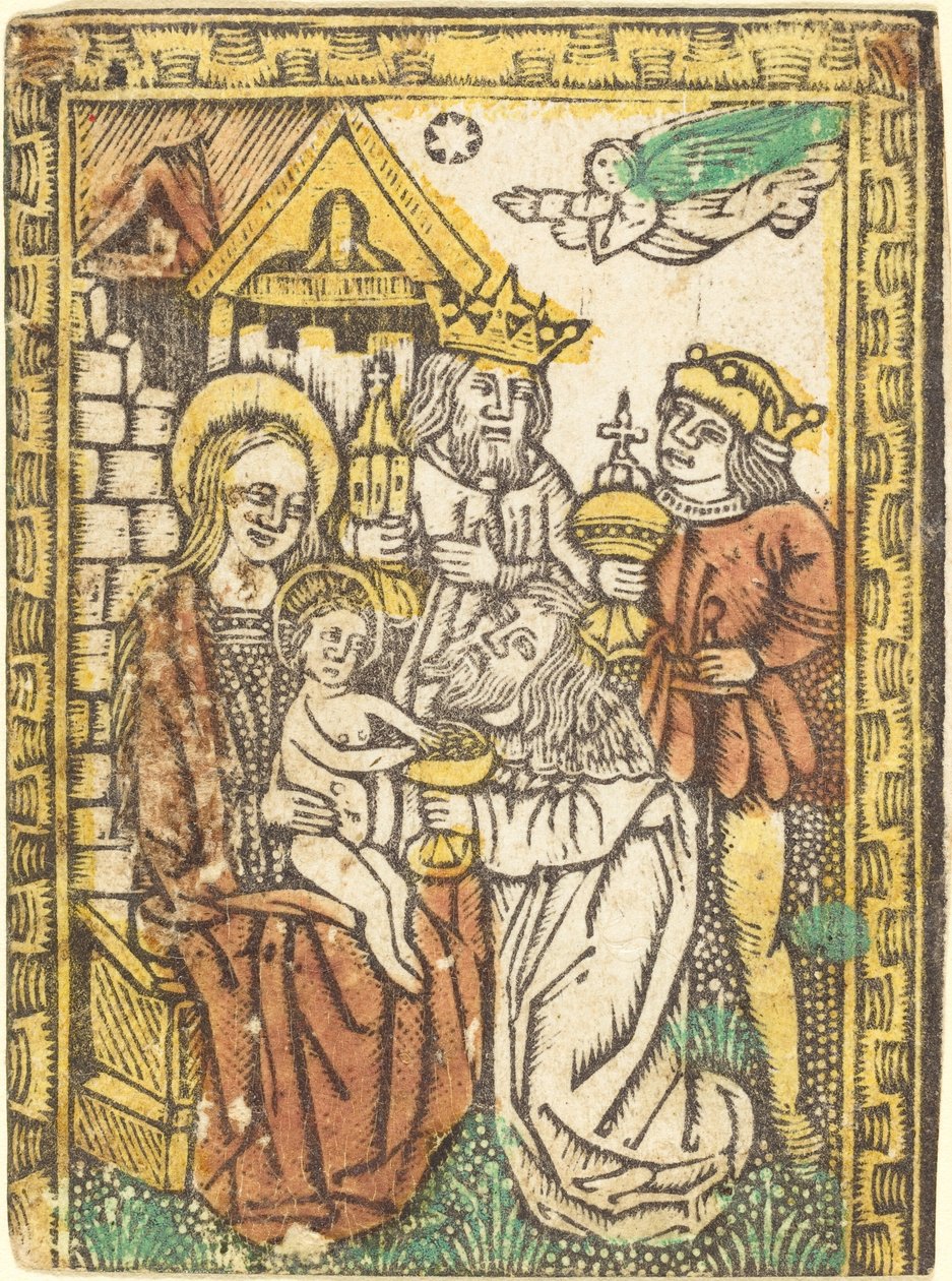 De Aanbidding der Wijzen door German 15th Century