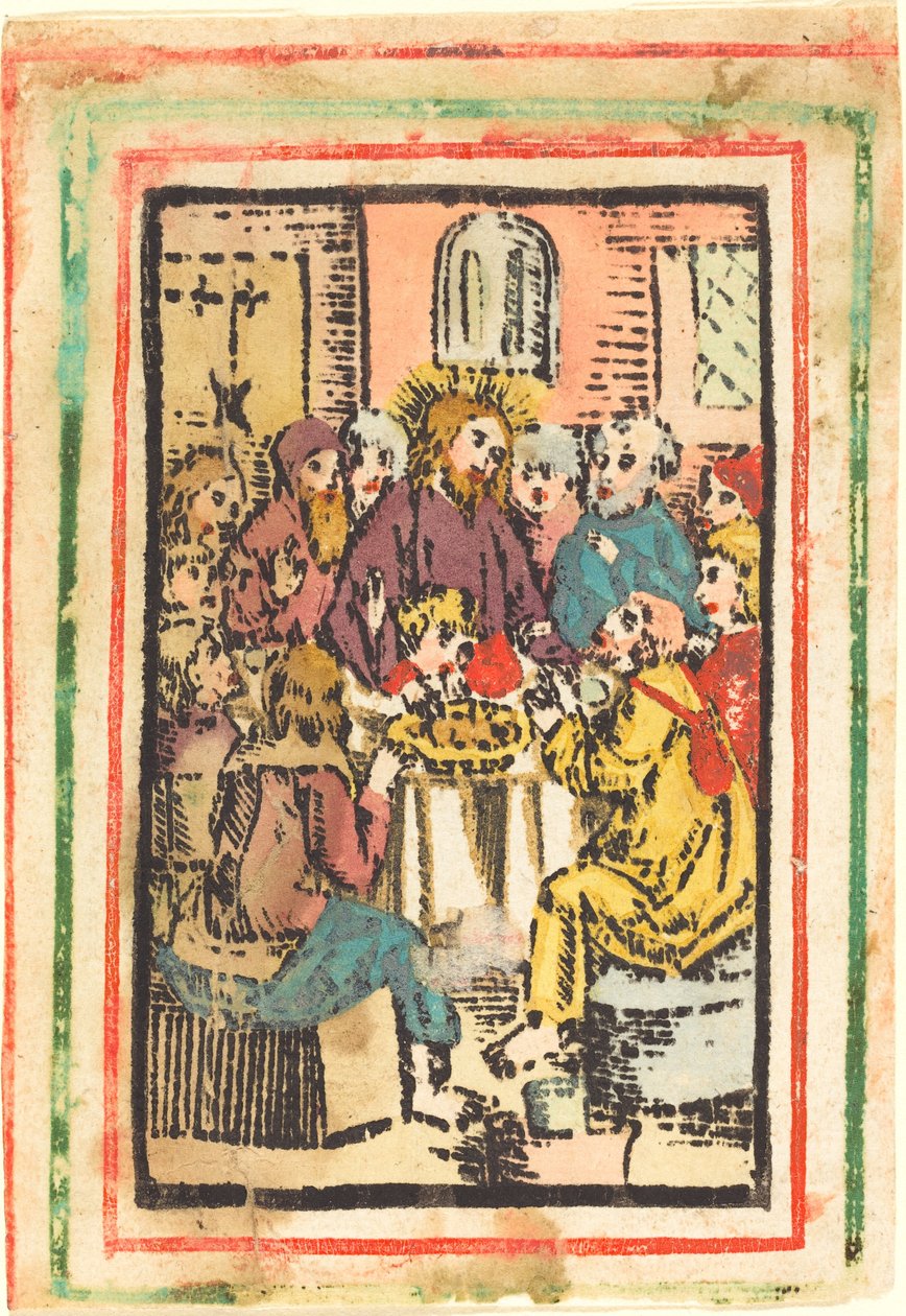 Het Laatste Avondmaal door German 15th Century
