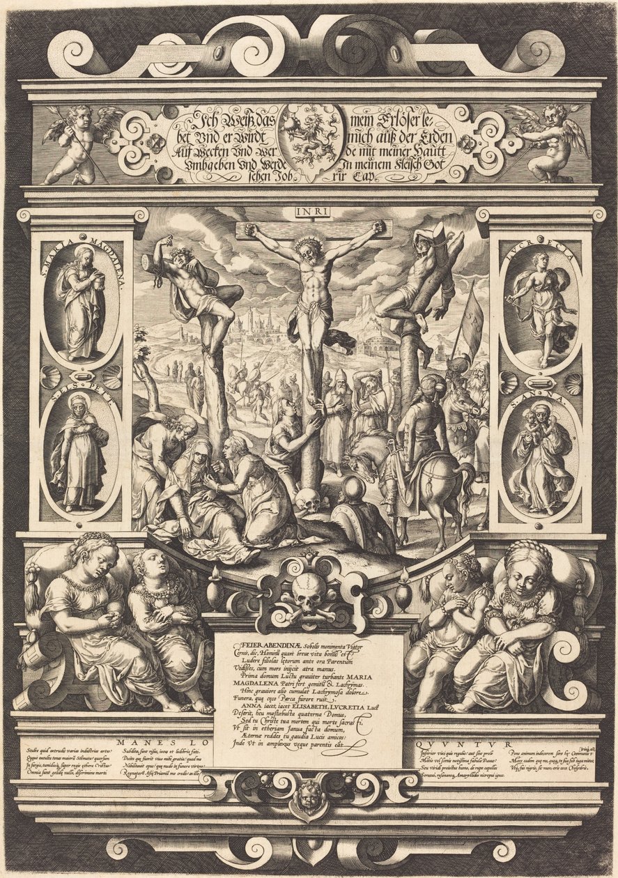 Grafmonument voor de Dochters van Feuerabend door German 16th Century