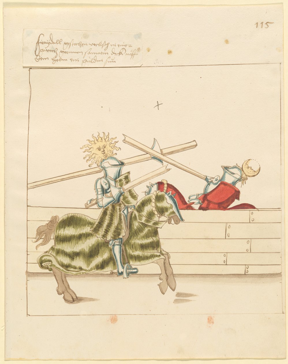 Italiaanse Vredesjoust door German 16th Century