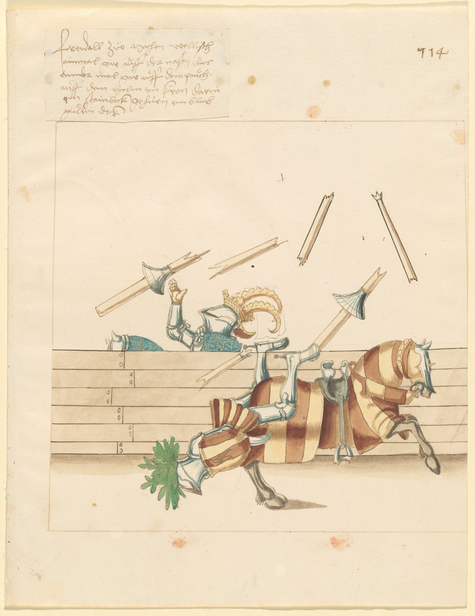 Italiaanse Vredesjoust door German 16th Century