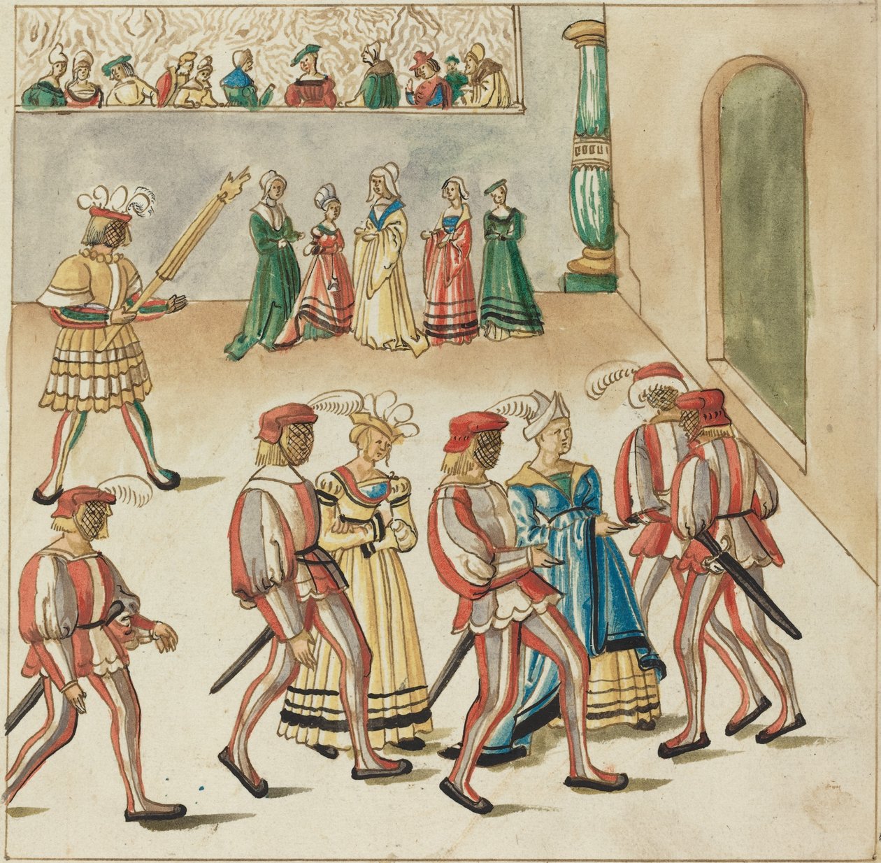 Maskerade door German 16th Century