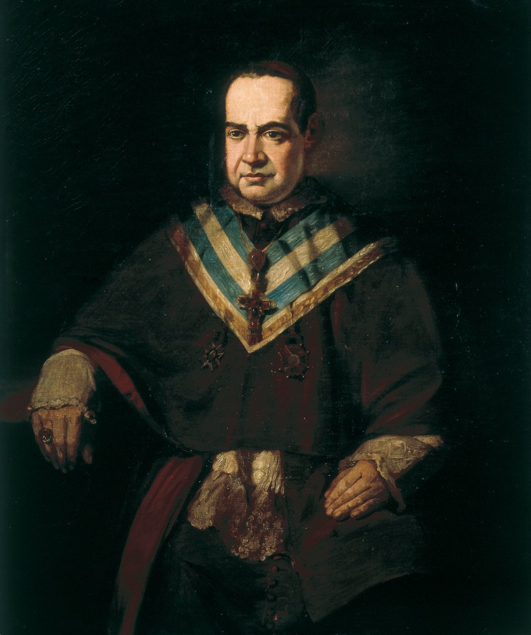 Portret van Sint Antonius Maria Claret (1807-1870) door German Hernandez Amores