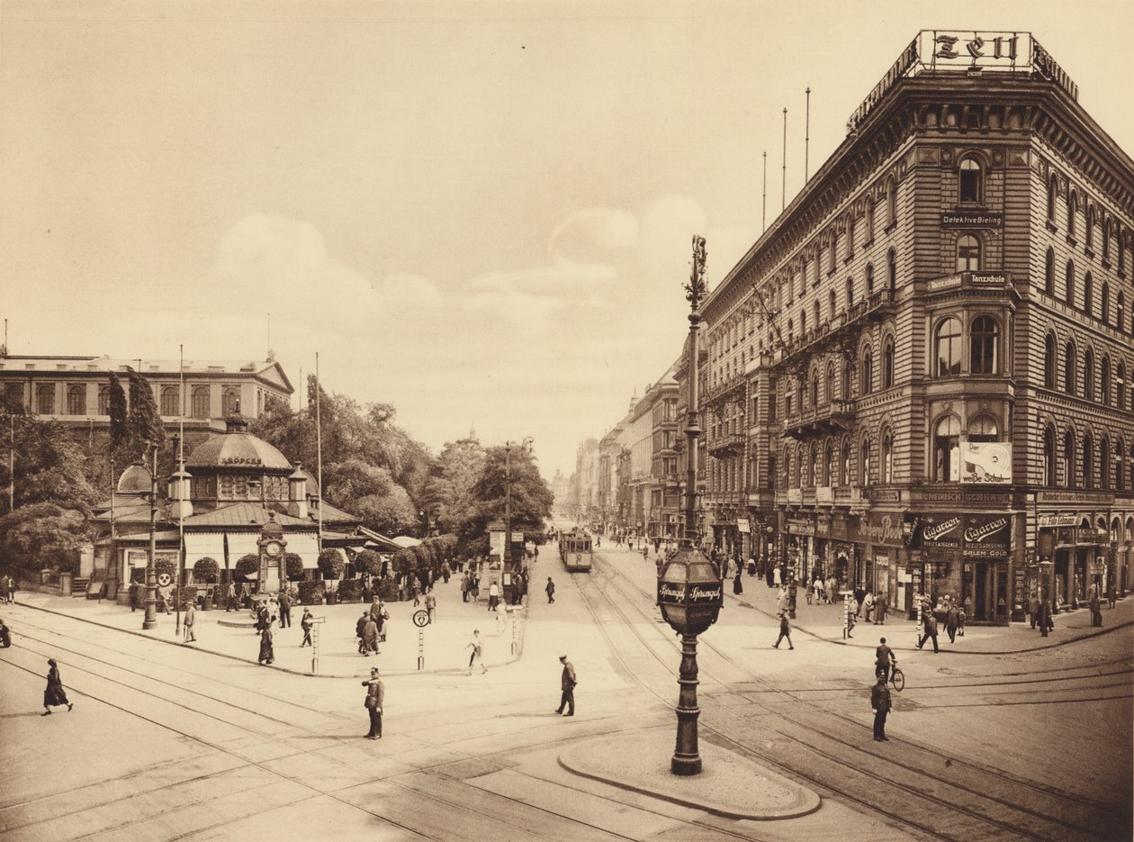 Georgstrasse, Hannover (zwart-wit foto) door German Photographer