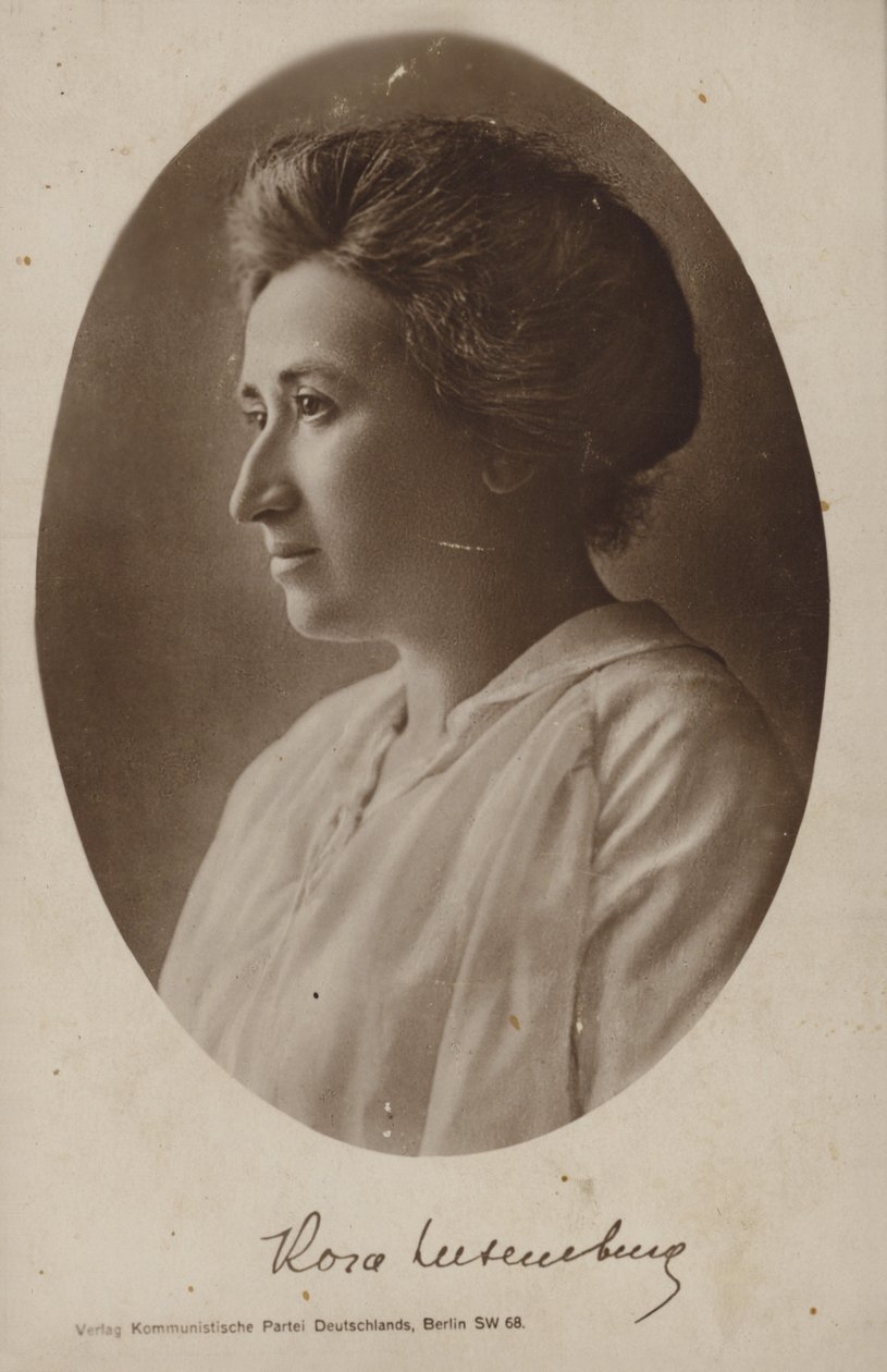 Rosa Luxemburg (z/w foto) door German Photographer