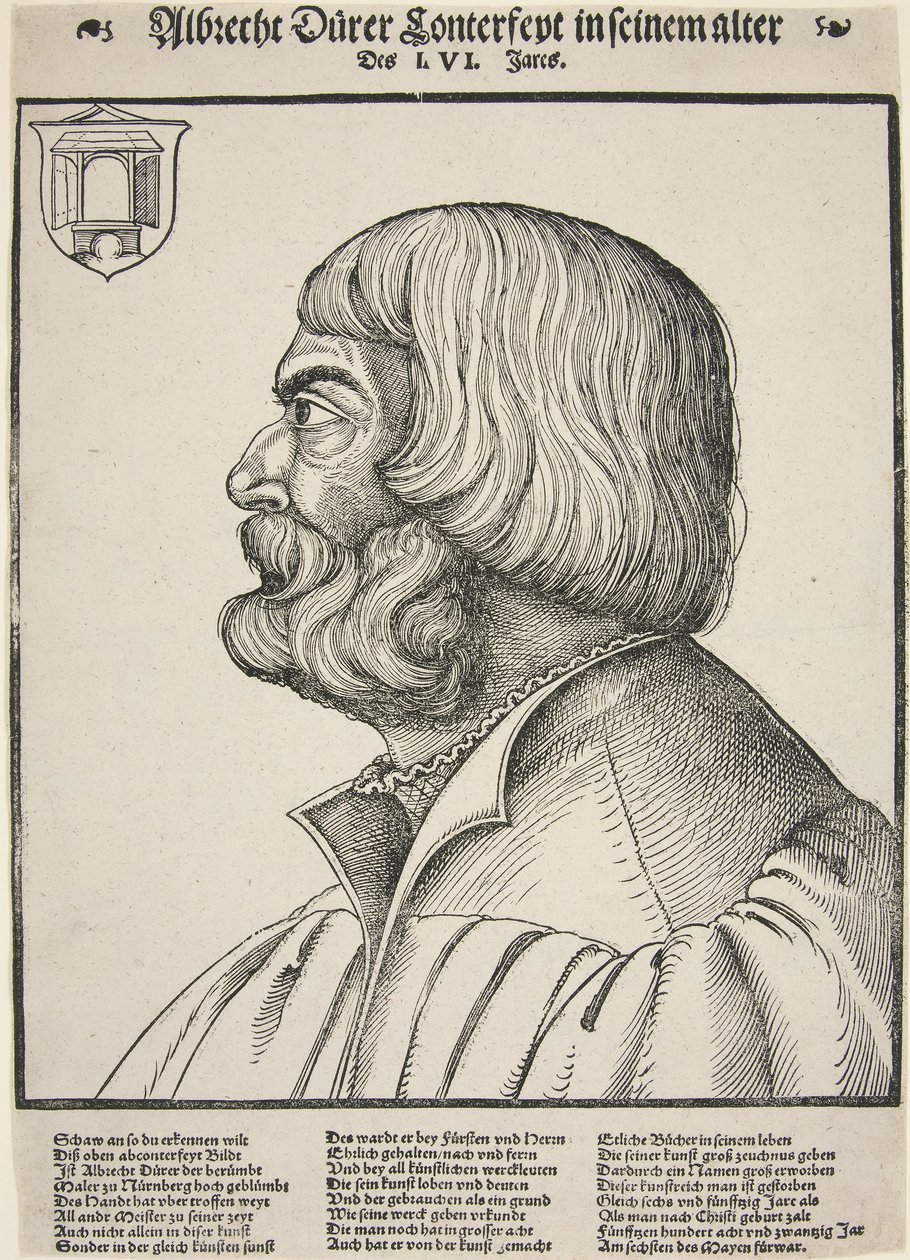 Albrecht Durer, 56 jaar oud door German School