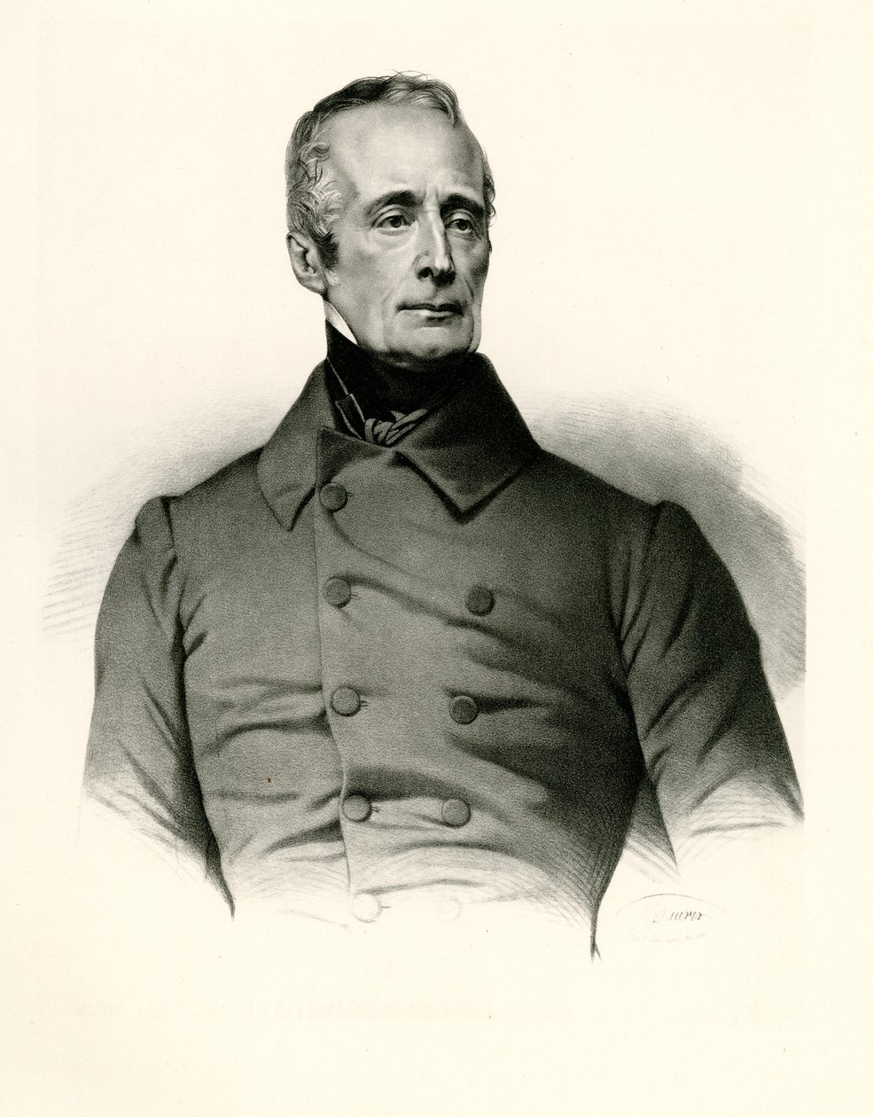 Alphonse Marie Louis Prat de Lamartine door German School