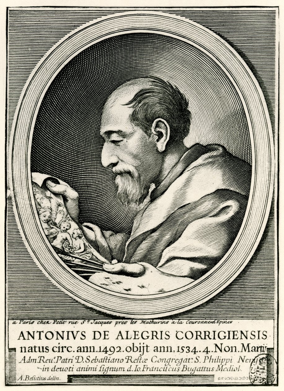 Antonio Allegri da Correggio door German School