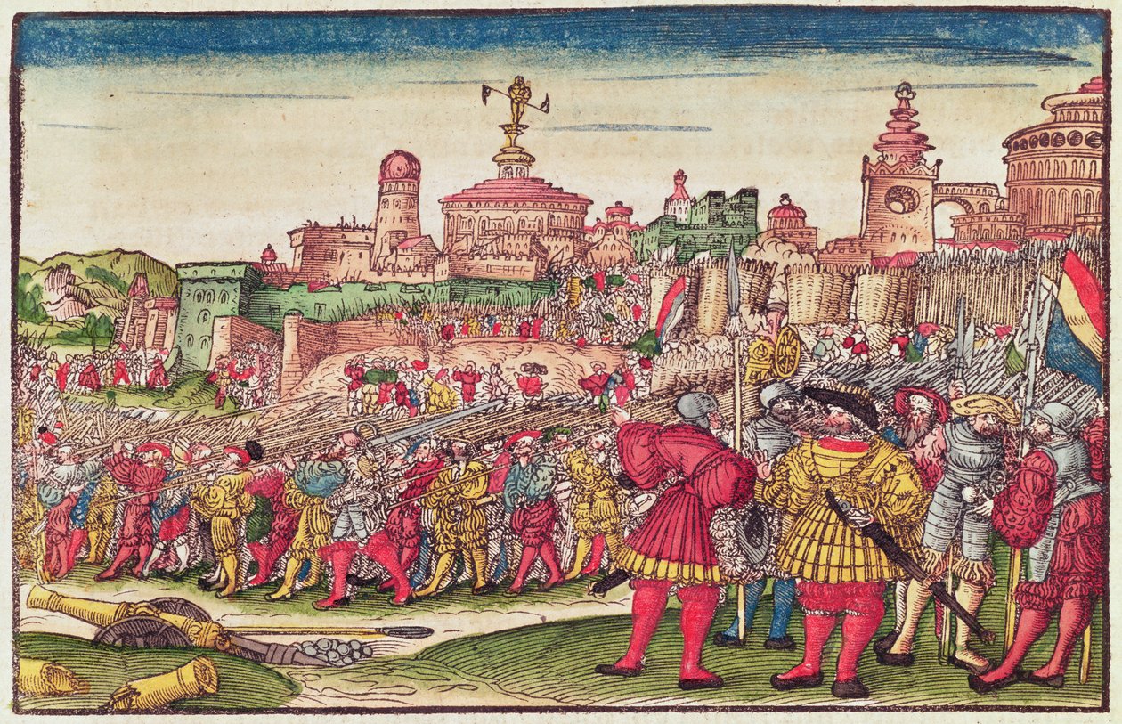 Boek Openbaring, Hoofdstuk XXV, uit de Lutherbijbel, c.1530 door German School