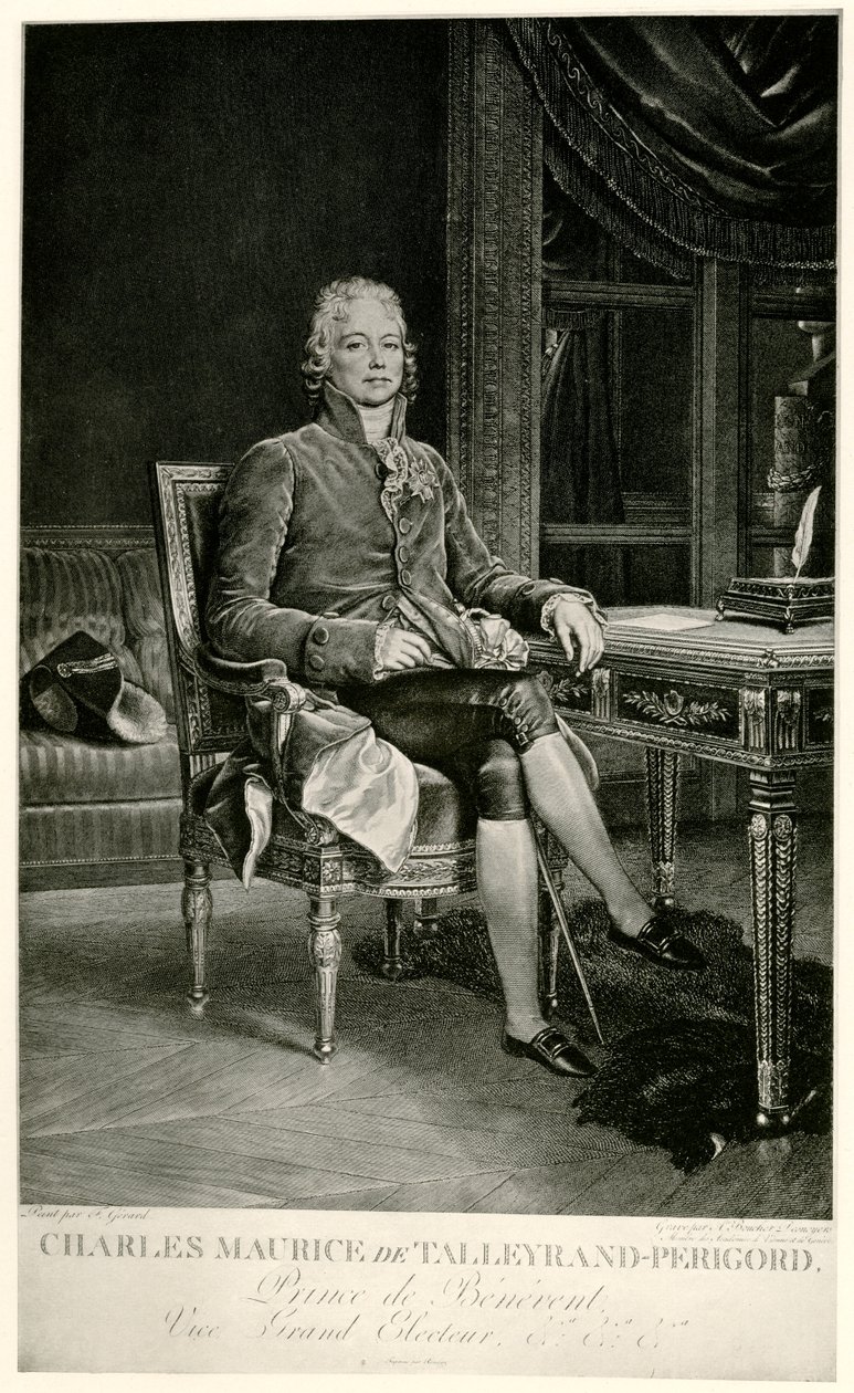 Charles Maurice Hertog van Talleyrand-Périgord door German School