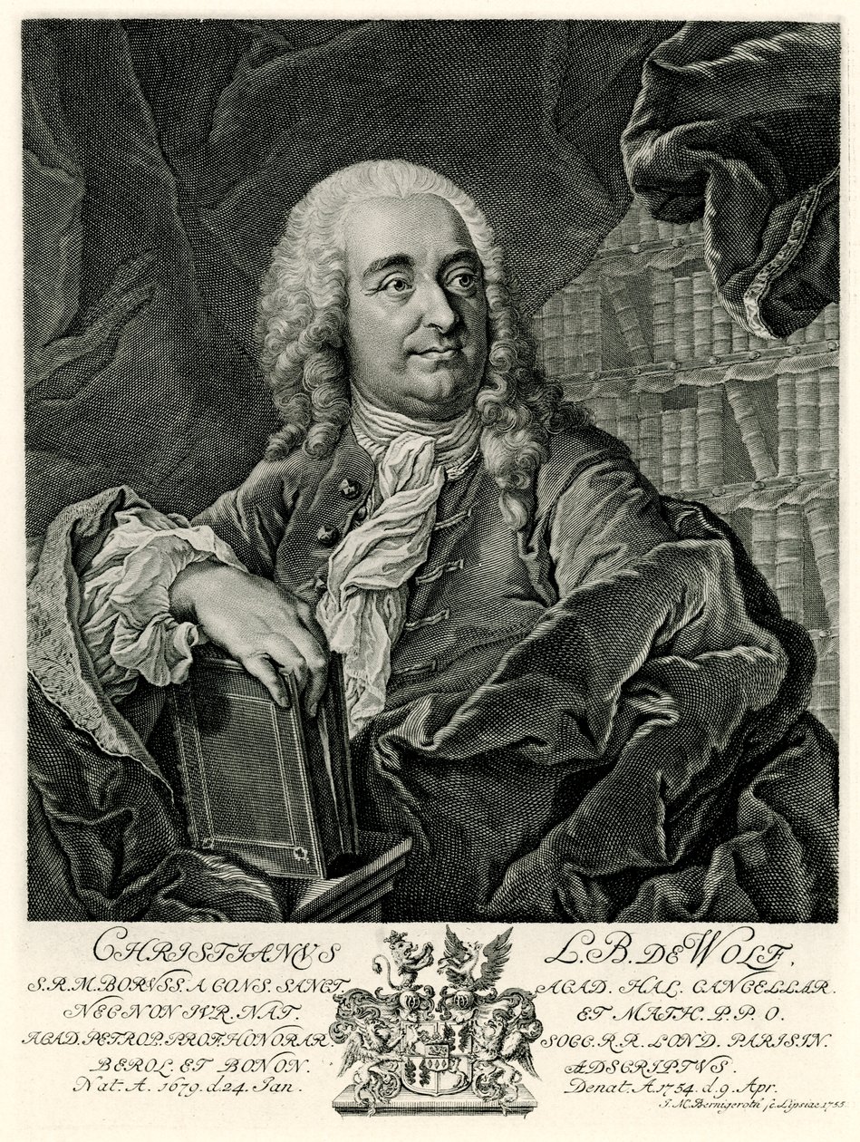 Christian Freiherr von Wolff door German School