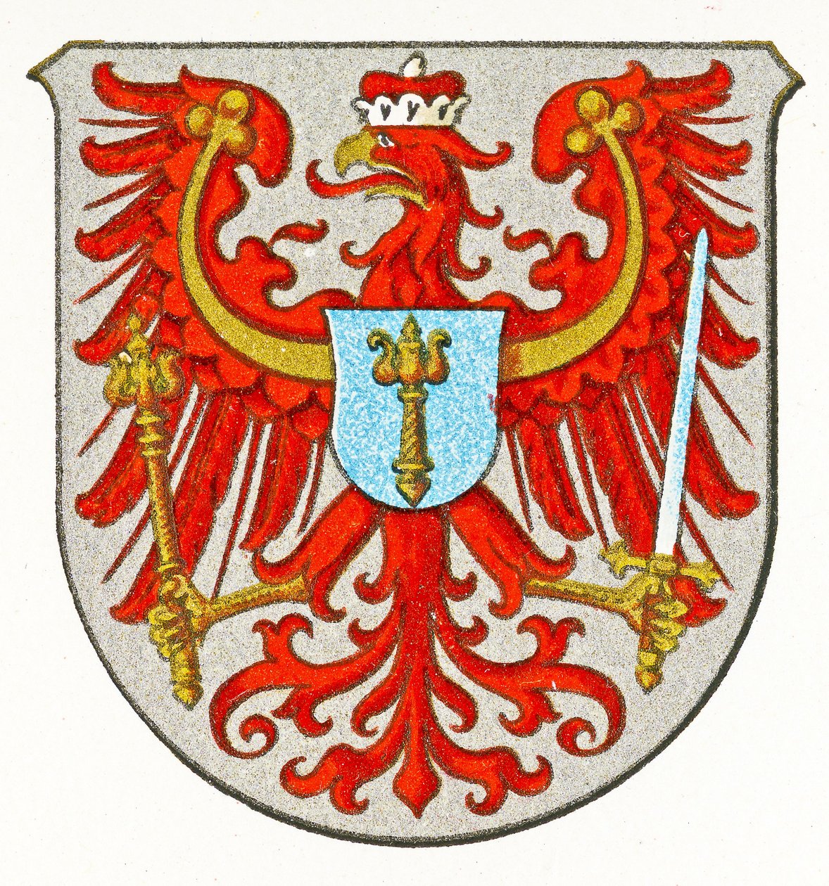 Wapen van Brandenburg, ca. 1898 door German School