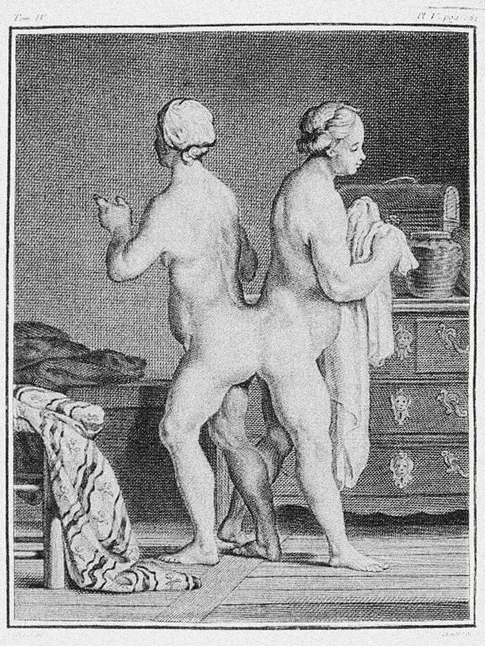 Siamese tweelingen, ca. 1777 (gravure) door German School