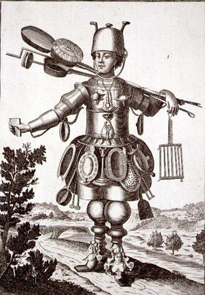 Kostuum voor een koperslager, uitgegeven door Gerard Valck (1651/2-1726) c.1690 door German School