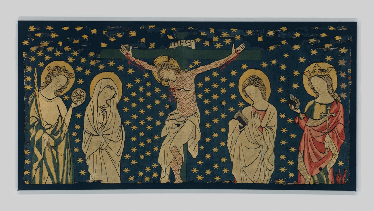 Kruisiging, gemaakt in Konstanz, ca. 1325-50 door German School