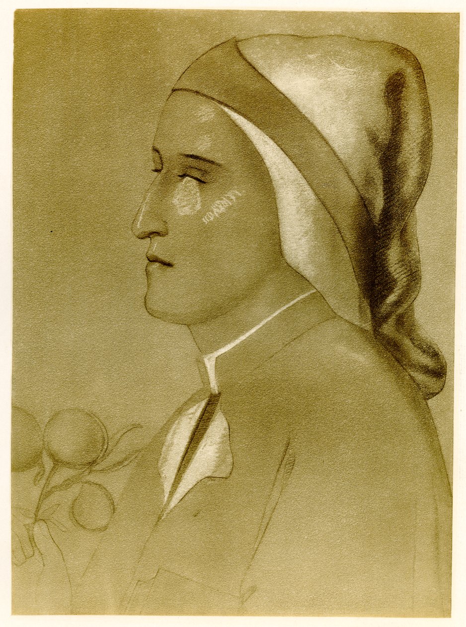 Dante Alighieri, 1884-90 (fototype) door German School