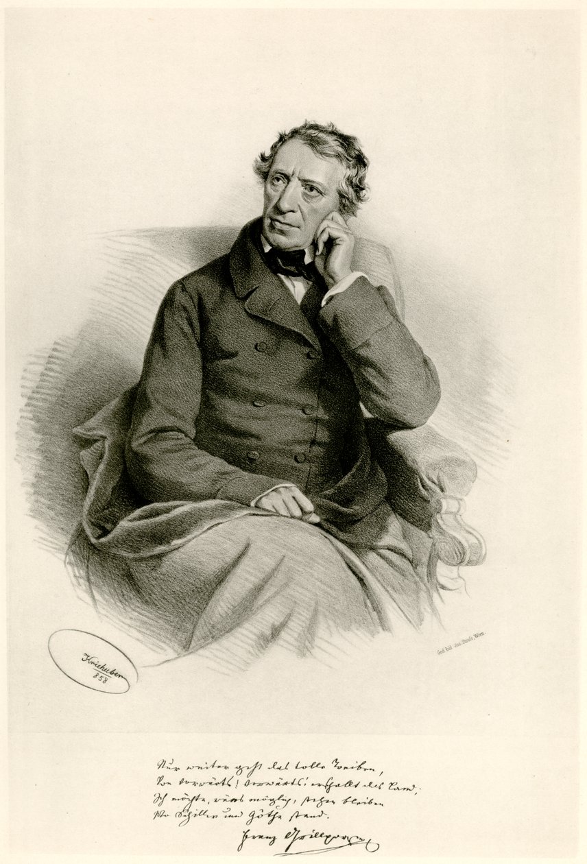 Franz Grillparzer door German School