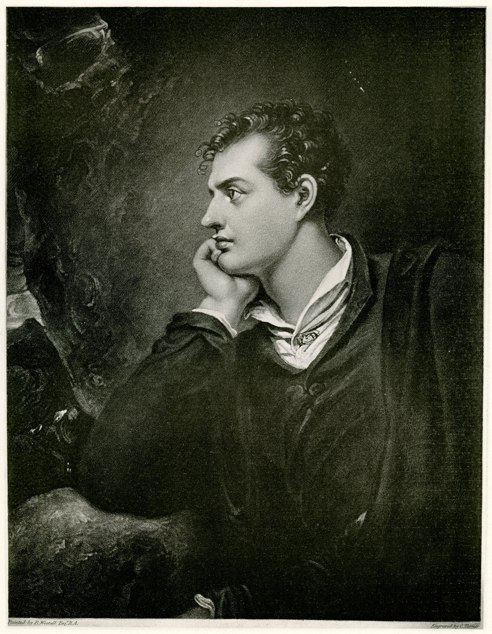 George Noel Gordon Lord Byron door German School