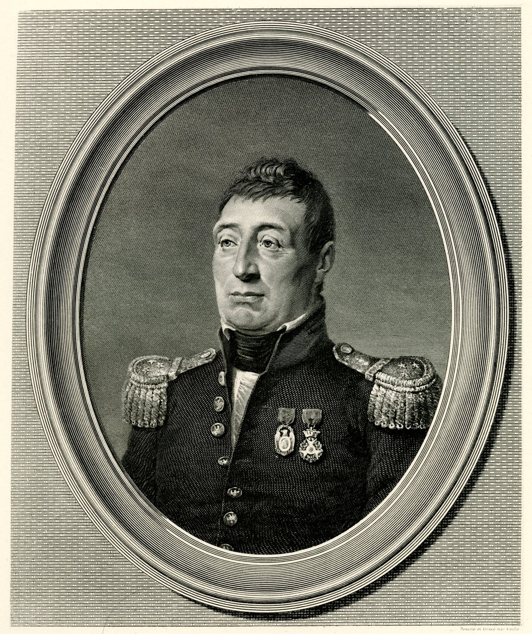 Gilbert du Motier, Marquis de Lafayette door German School