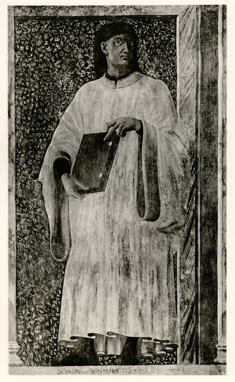 Giovanni Boccaccio, 1884-90 (fototype) door German School