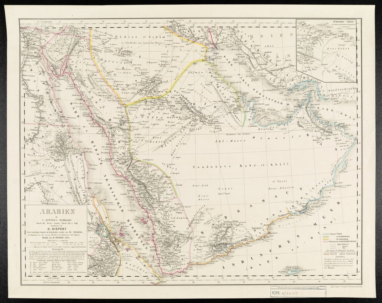 Arabien zu C. Ritter