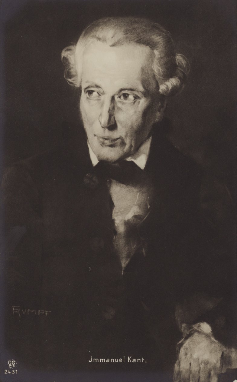 Immanuel Kant (litho) door German School