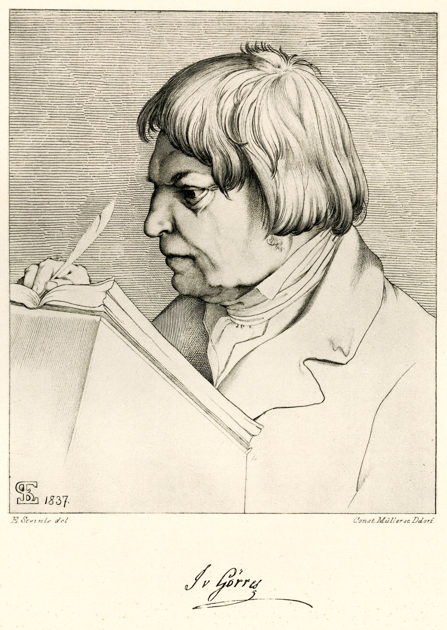 Joseph von Görres door German School
