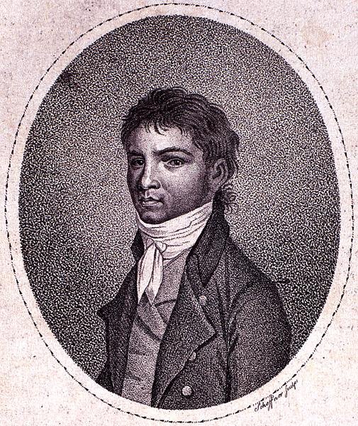 Louis van Beethoven (1712-73) gegraveerd door Scheffner door German School