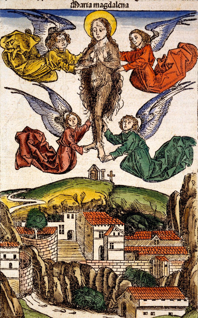 Maria Magdalena uit Liber Chronicarum door Hartmann Schedel, 1493 door German School