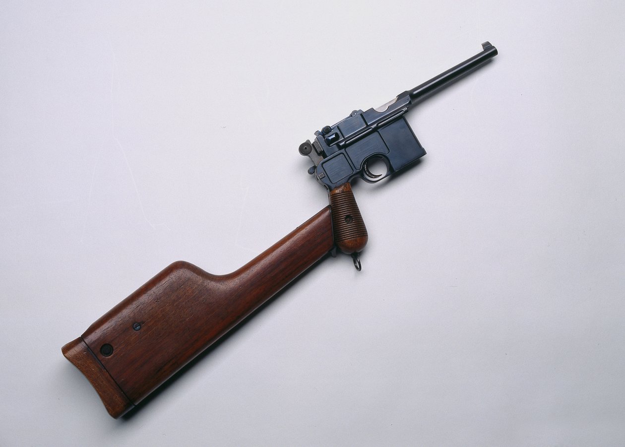 Mauser zelfladend 7,63 mm pistool M1896, circa 1898 door German School