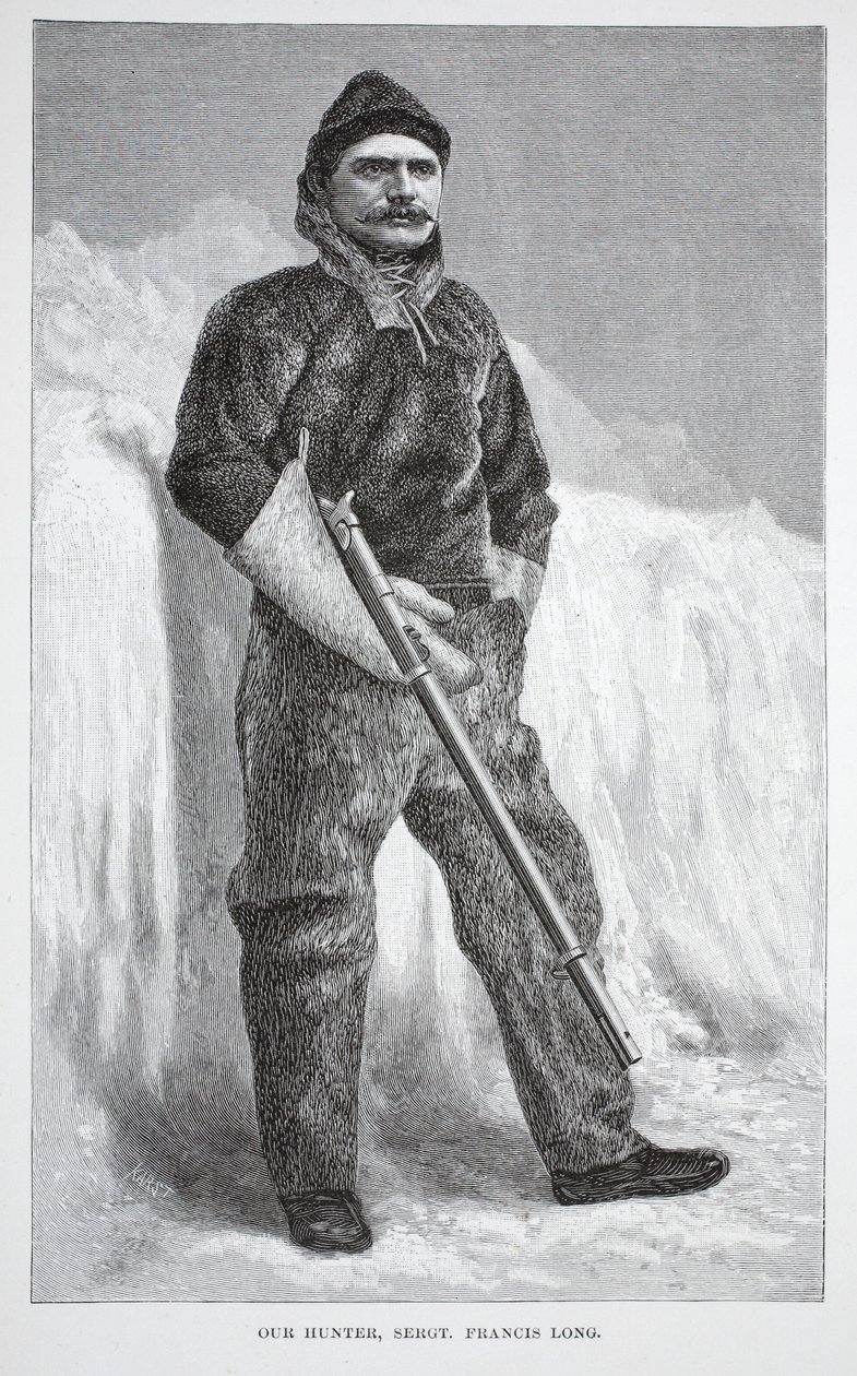 Onze jager, sergeant Francis Long, Londen 1886 door German School