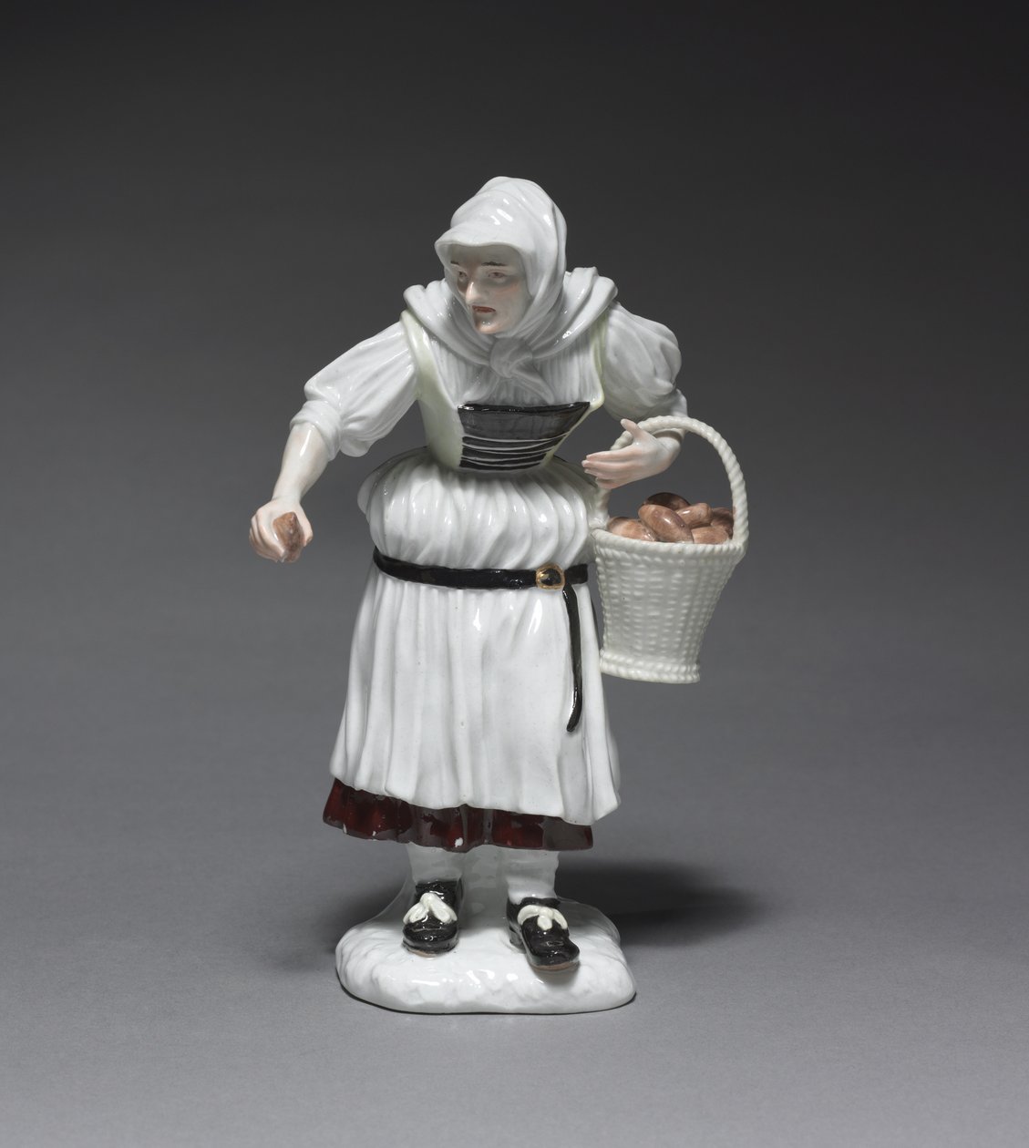 Boerin, fabrikant Meissen Porselein Fabriek, Duitsland, gemodelleerd door Johann Joachim Kändler door German School