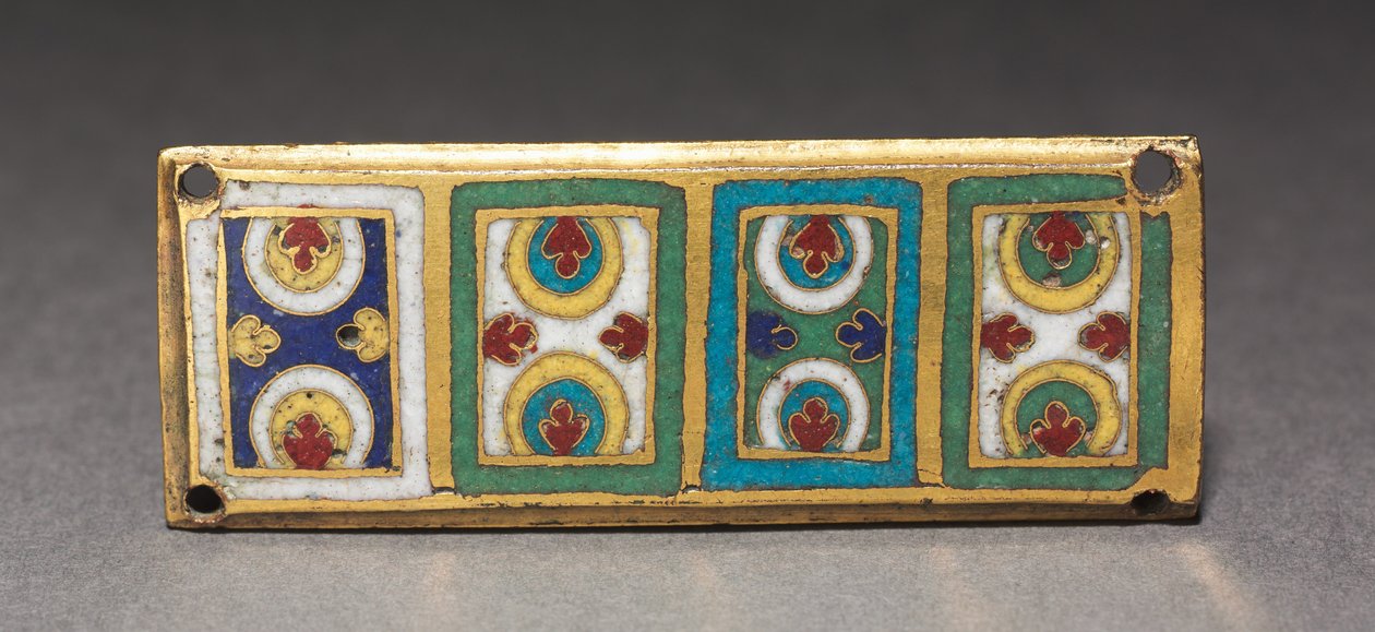 Plaquette van een Reliekschrijn, c.1170 door German School