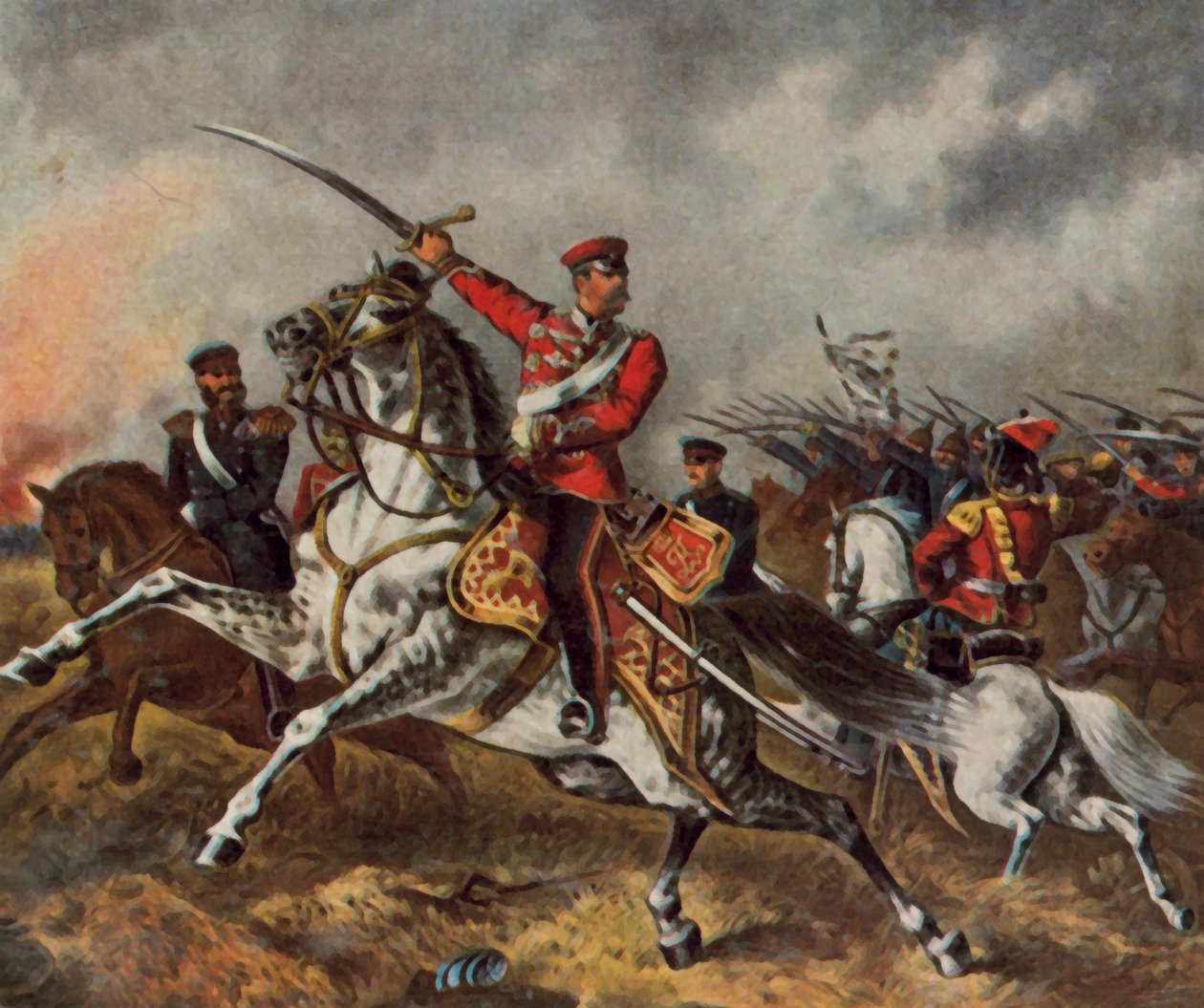 Prins Friedrich Karl van Pruisen door German School